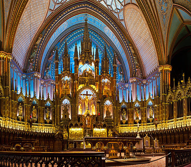 istock The Notre-Dame Basilica in Montreal 177546877