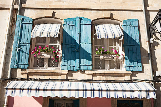 istock Traditional French Shutters and Windows 177548577