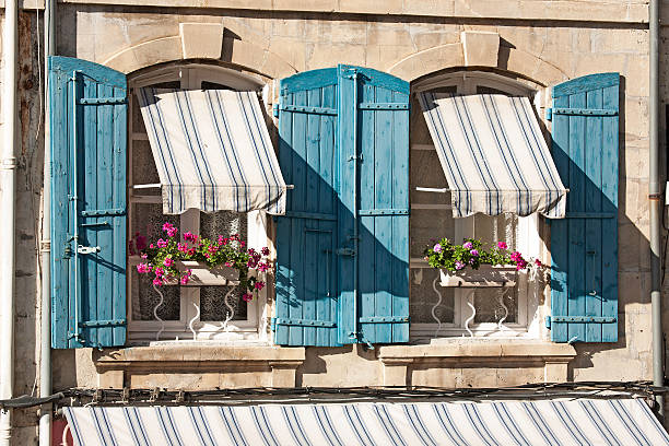 istock Traditional French Shutters and Windows 177548582