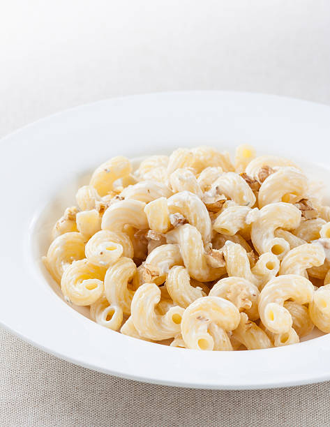 istock plate of macaroni with cheese sauce 177549745