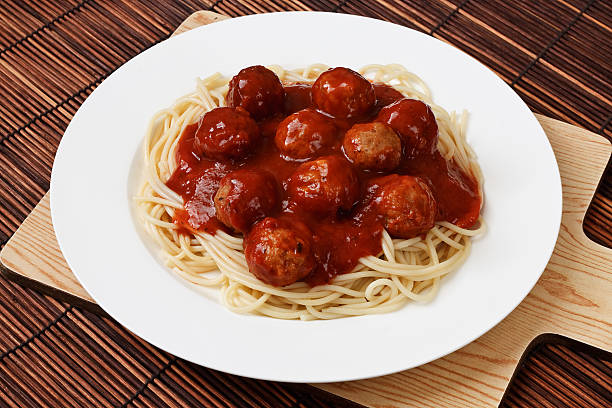 istock Plate of Spaghetti and Meatballs 177551383