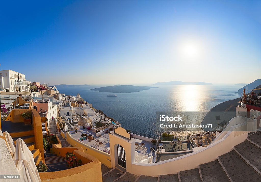 Isola di Santorini, Grecia - Foto stock royalty-free di Architettura