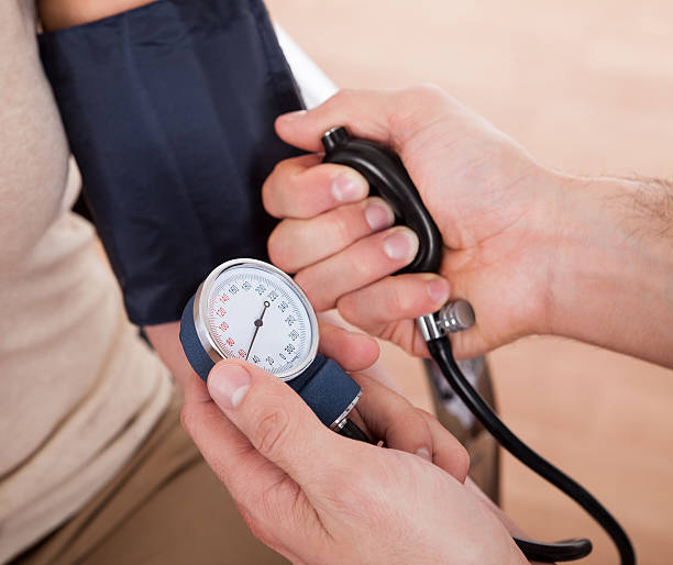 istock Doctor checking blood pressure 177551502