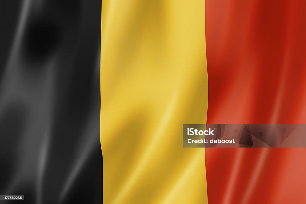 Бельгийский флаг - Стоковые фото Бельгийский флаг роялти-фри