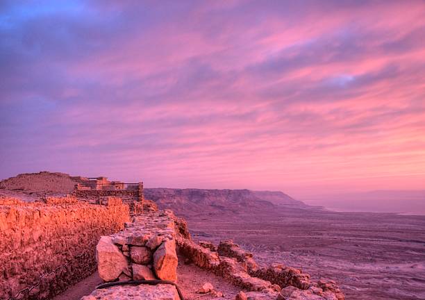istock Sunrise on Masada fortress 177552307