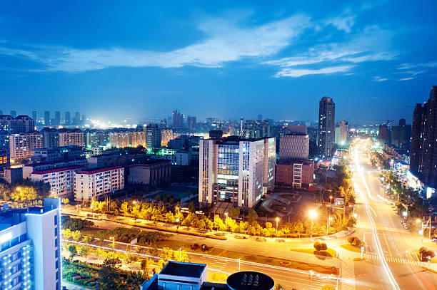 istock Bird view at Wuhan China 177552594