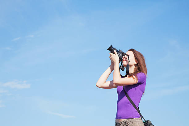 istock Young lady photographer outdoors 177552714