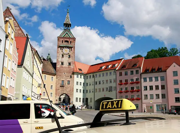 "Taxi in Landsberg am Lech, Germany"