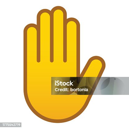 istock Hand Icon - Editable Stroke 1775542719