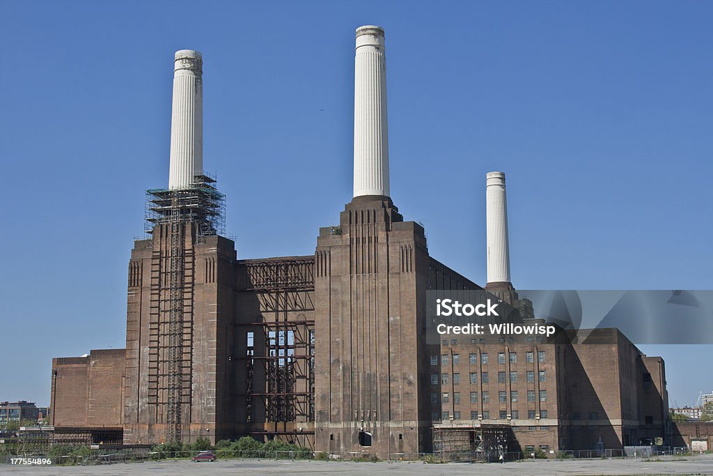 Battersea Power Station - Lizenzfrei Battersea-Kohlekraftwerk Stock-Foto