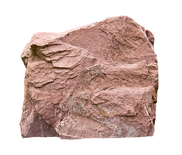 big rock big sandstone isolated on white with clipping path rock object stock pictures, royalty-free photos & images