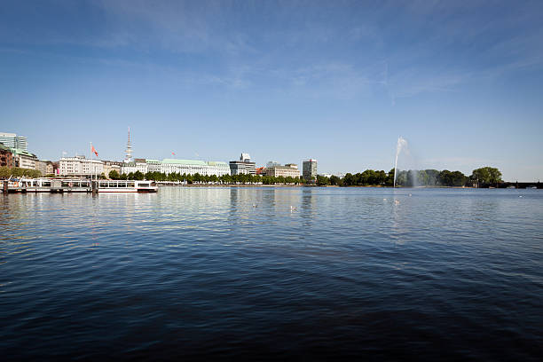 Binnenalster Lake at Hamburg