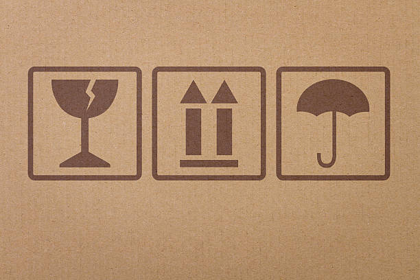 istock Safety icons on a cardboard box 177556132