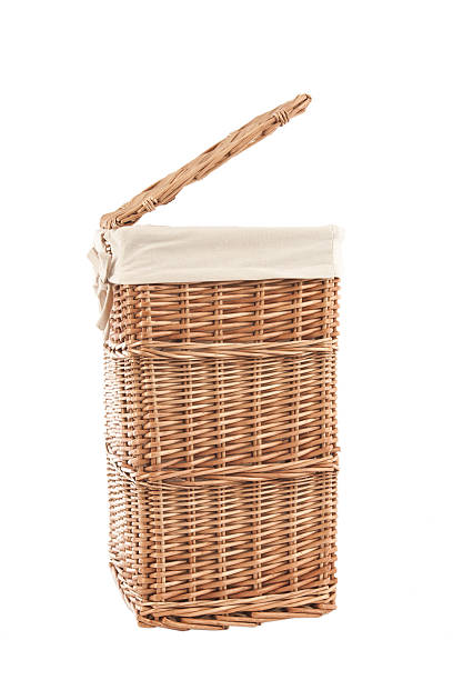 istock laundry basket made of rattan 177556652