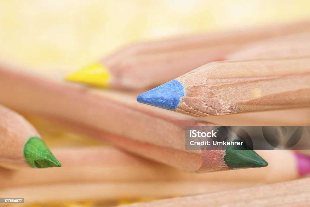 채색기법 연필 - 로열티 프리 갈색 스톡 사진