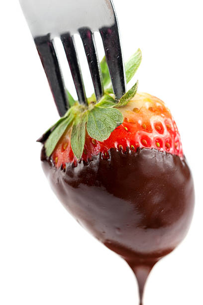 istock Fresh Strawberry With Melted Chocolate 177556905