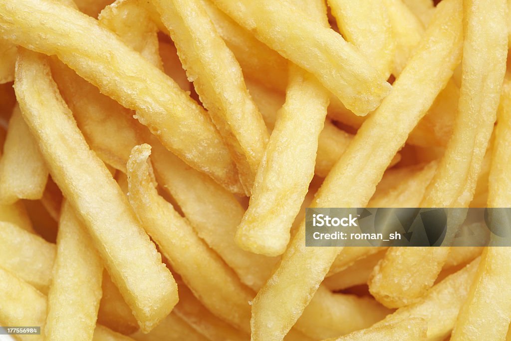 French fries background Cooked Stock Photo