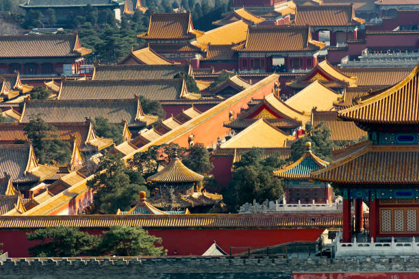 istock Forbidden City in the sunset 177557259