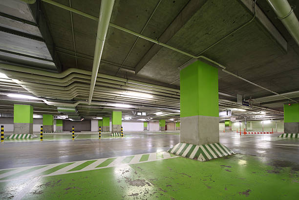 istock Parking garage of shopping center 177557400