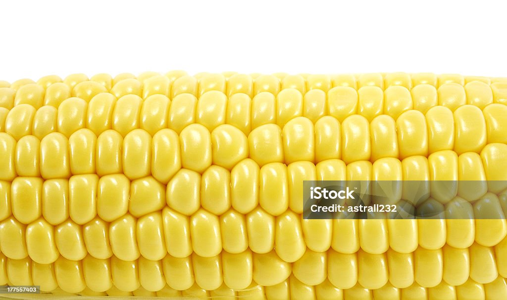 corn fresh corn on a white background Agriculture Stock Photo