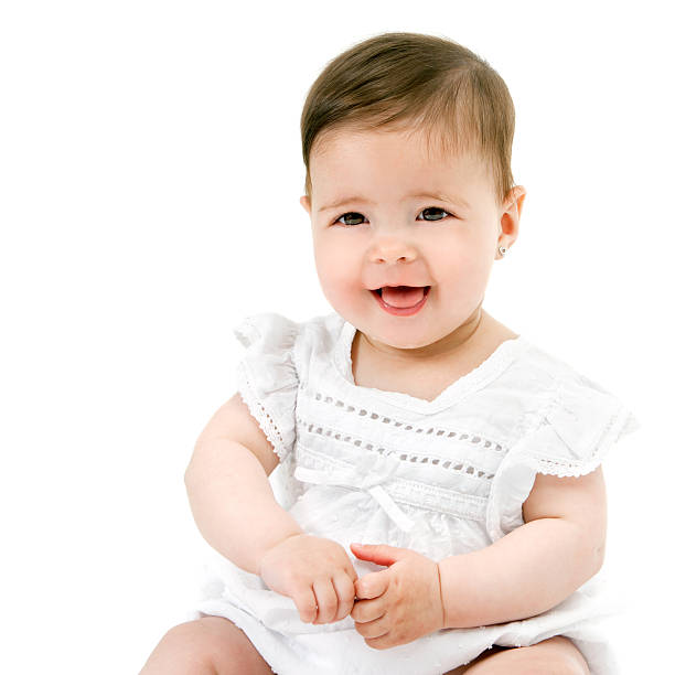istock Cute friendly baby girl. 177557518
