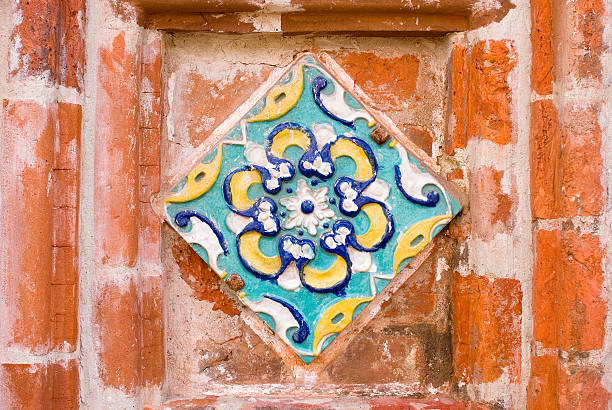 istock Tile decor on christian church in Russia 177558626