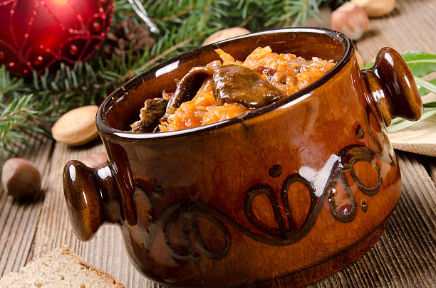 polacco bigos - bigos foto e immagini stock