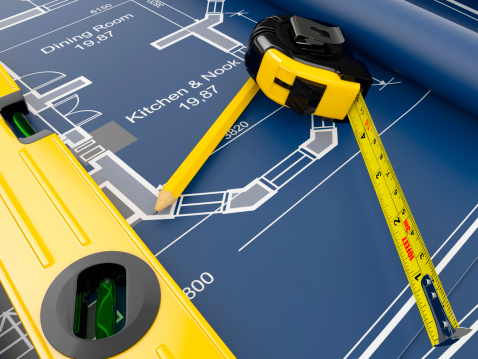 J Ruler Line Blueprint Construction Concept Blueprint Level And Rulers Stock Photo - Download ...