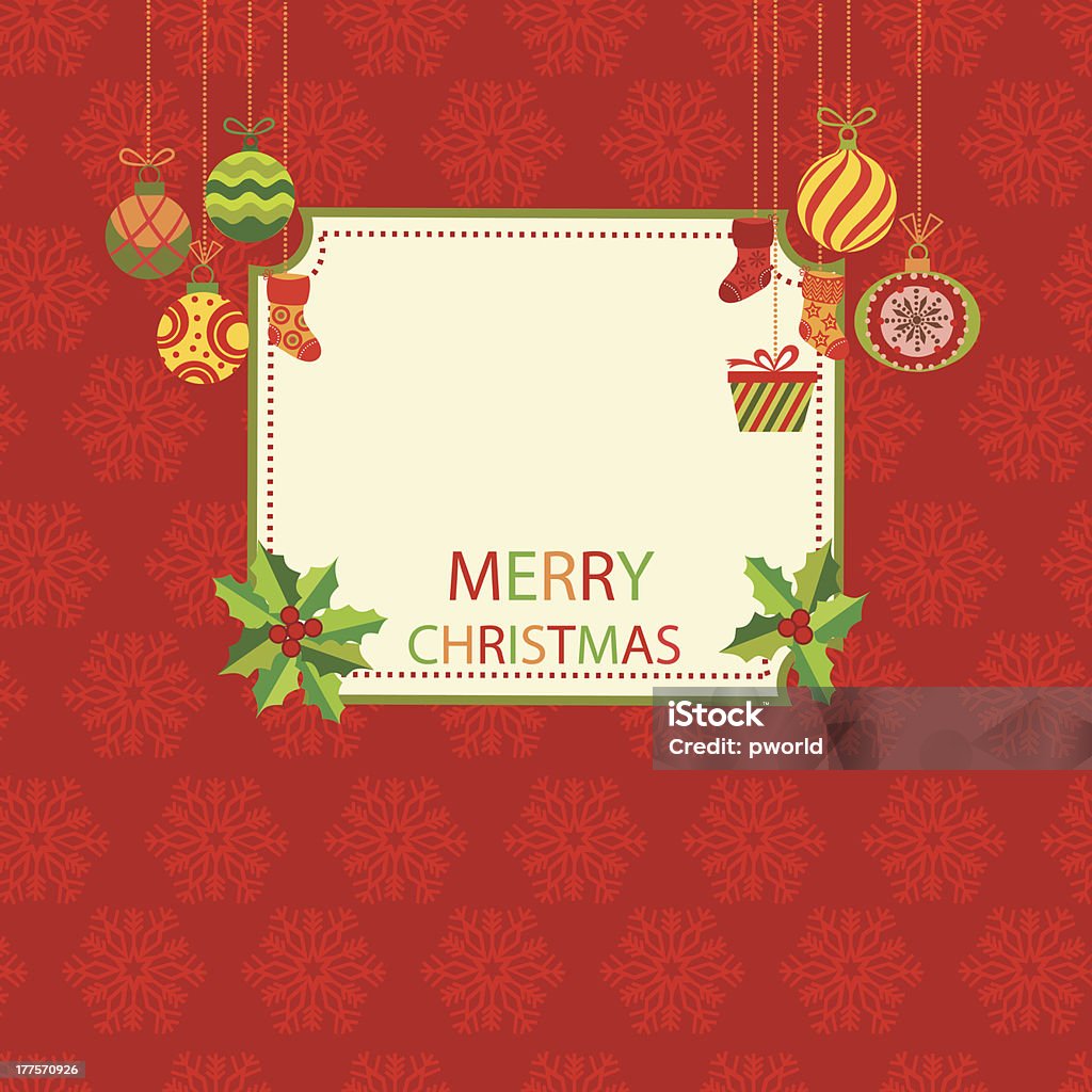 Christmas frame. - arte vectorial de Abstracto libre de derechos