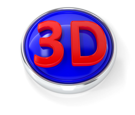 3D icon. 3D rendered icon.