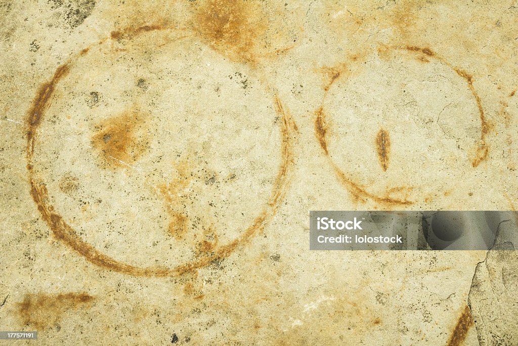 Helles Steingrau Hintergrund mit braun Ringe-Aufdruck - Lizenzfrei Abstrakt Stock-Foto