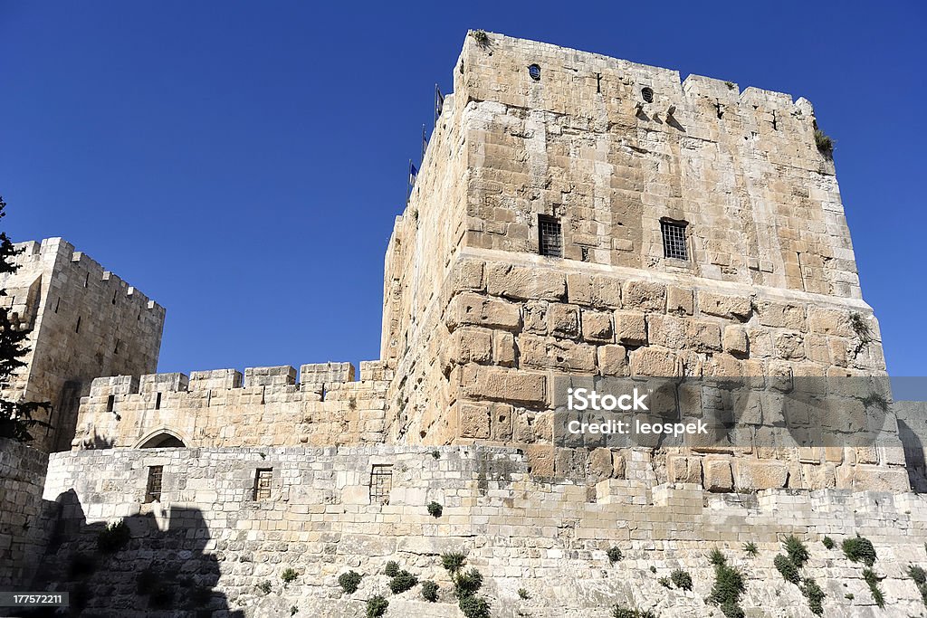 Cittadella nella vecchia Gerusalemme. - Foto stock royalty-free di Ambientazione esterna