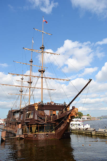 istock Big sailing-ship in St.Petersburg 177572515