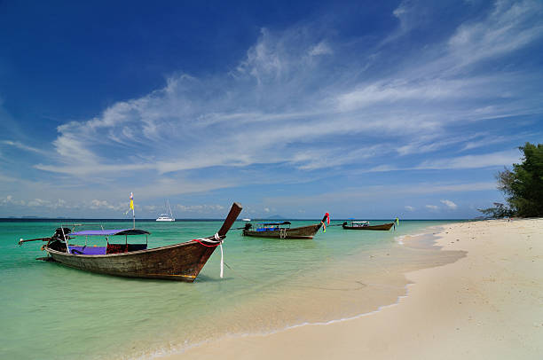 istock Boats on beautiful beach 177574089