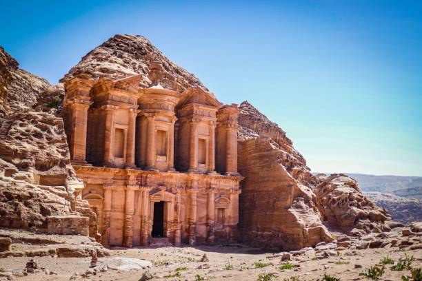 istock Ancient Al-Dayr Monastery in Petra, Jordan during the daytime 1775743291