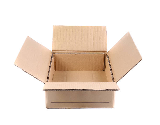 istock Top view of carton box 177577056
