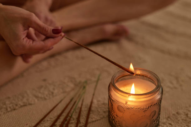 istock meditation at home, aroma sticks and candles 1775771417