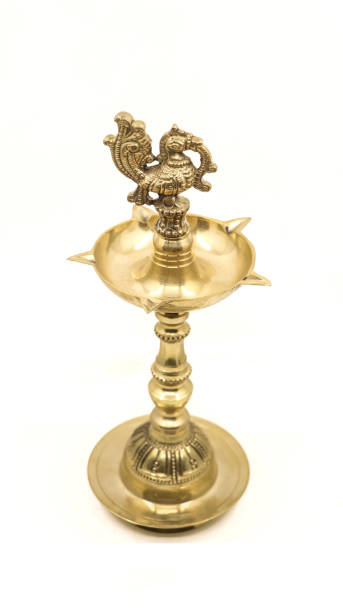 istock an oil lamp with a peacock bird emblem 1775783883