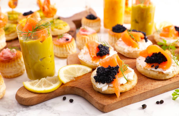 istock Festive appetizer with canapes and verrines 1775797951
