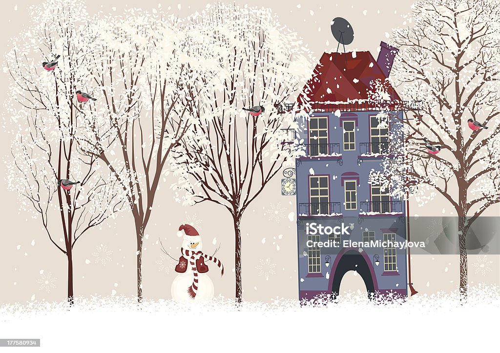 D'hiver - clipart vectoriel de Hiver libre de droits