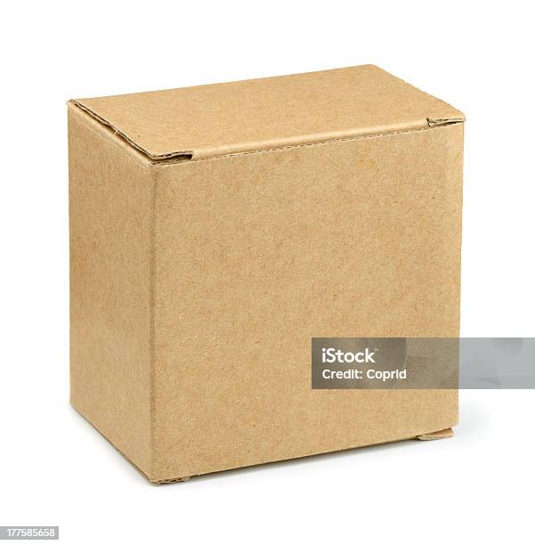 Tekturowe Pudełko - zdjęcia stockowe i więcej obrazów Jeden przedmiot - Jeden przedmiot, Karton - Tworzywo, Mały