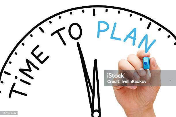 Time To Plan Stock Photo - Download Image Now - Planning, Time, Motion