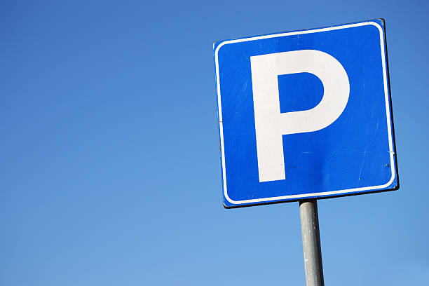 istock Parking lot traffic sign 177591982