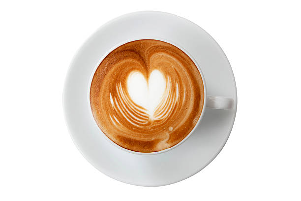 istock Cup of coffee with heart latte art 177592093