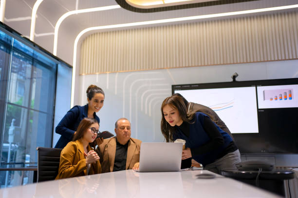 istock Employees meeting together at office. 1775922140