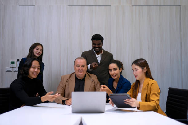 istock Employees meeting together at office. 1775922656