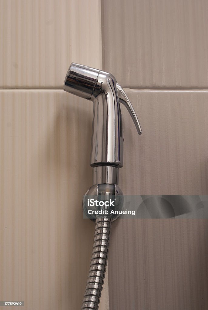 Bottom Schlauch, Wasser, Toilette Accessoire sprayer - Lizenzfrei Accessoires Stock-Foto