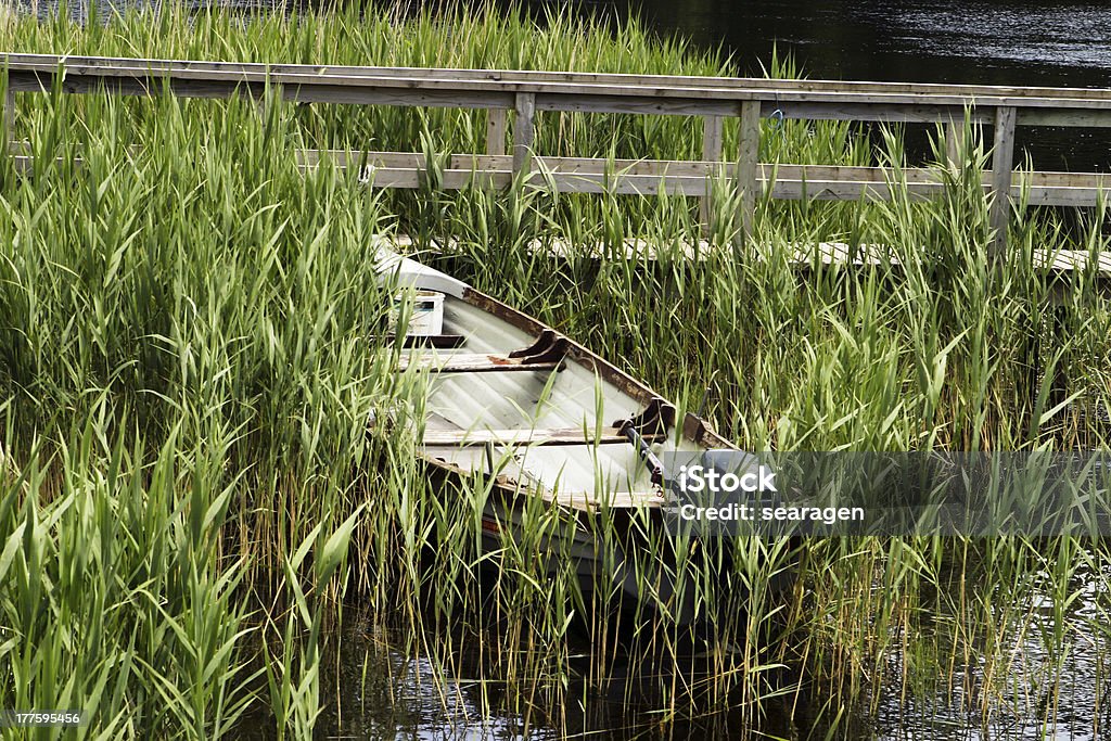 Um barco em Lakeshore - Royalty-free Barco a Remos Foto de stock