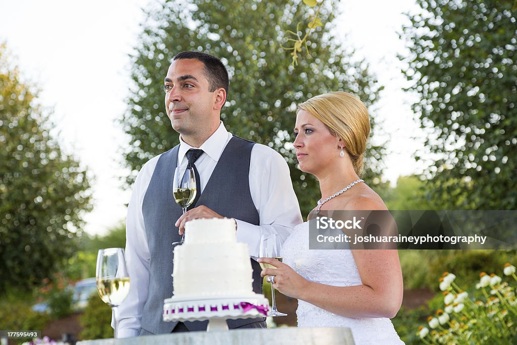 Noiva e Noivo casamento Tosta - Royalty-free Abuso de Álcool Foto de stock