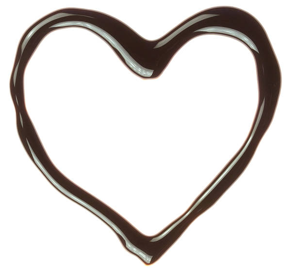 istock The heart is made of chocolate syrup 177595511